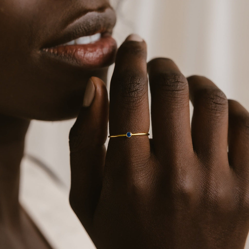 Clara birthstone ring