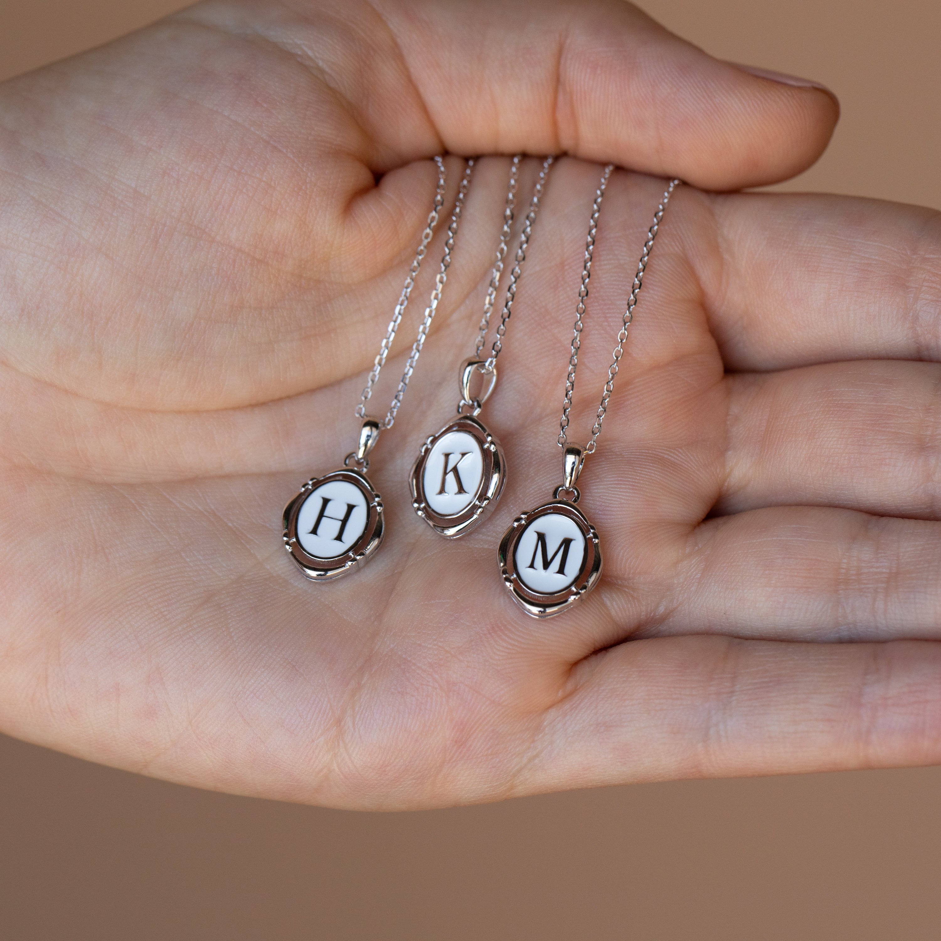 Necklace with Harmony Initial Pendant