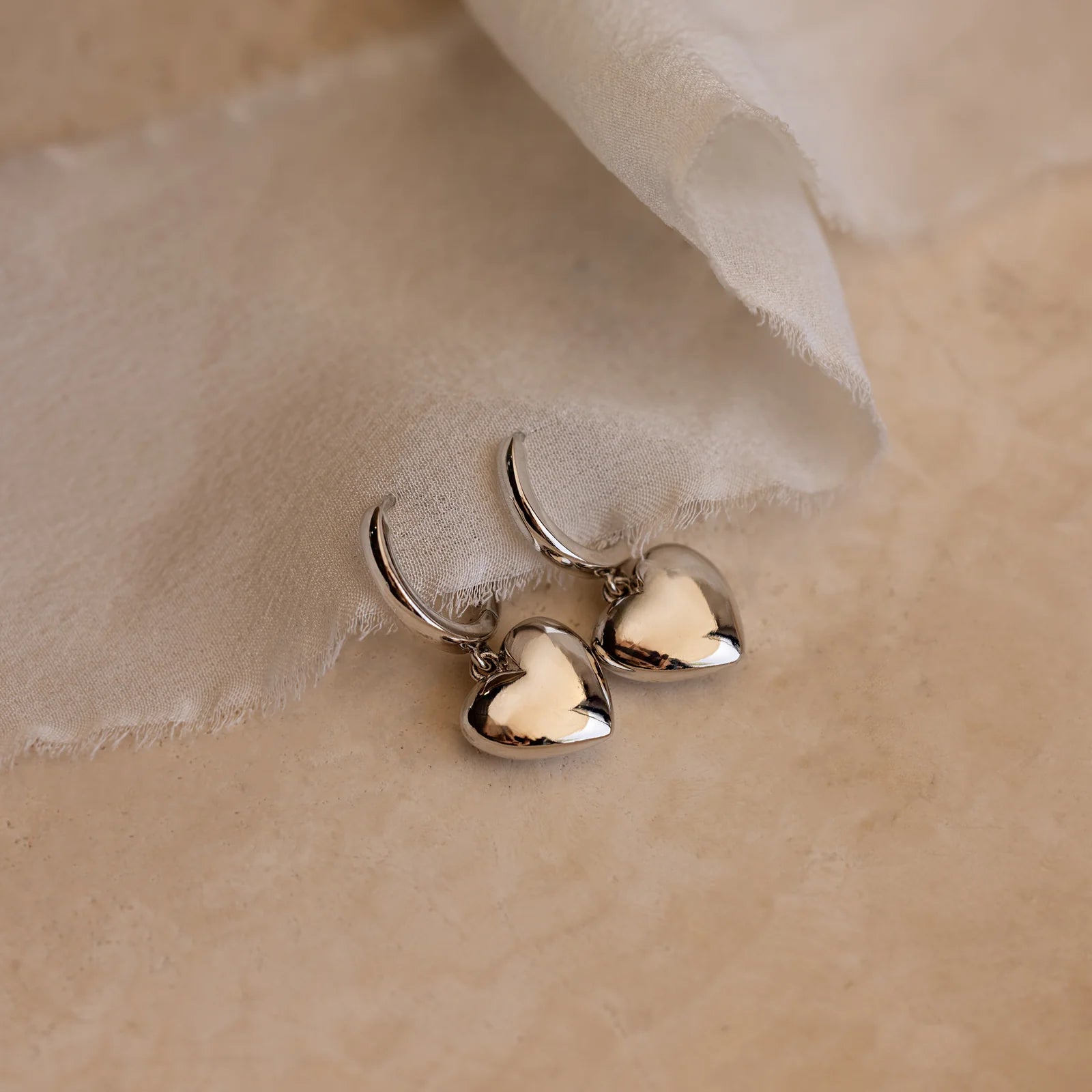 heart earrings