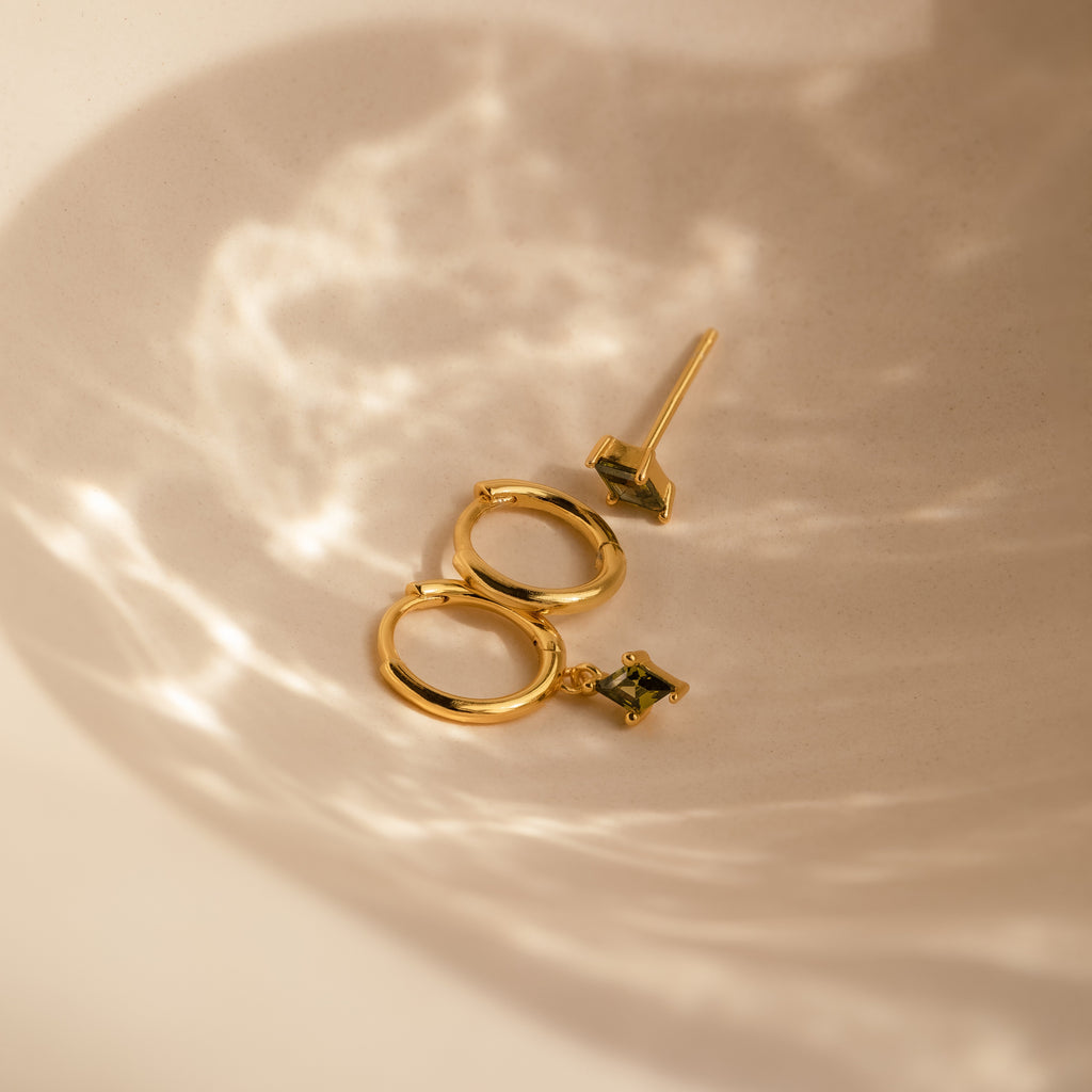 Green Breeze earring set