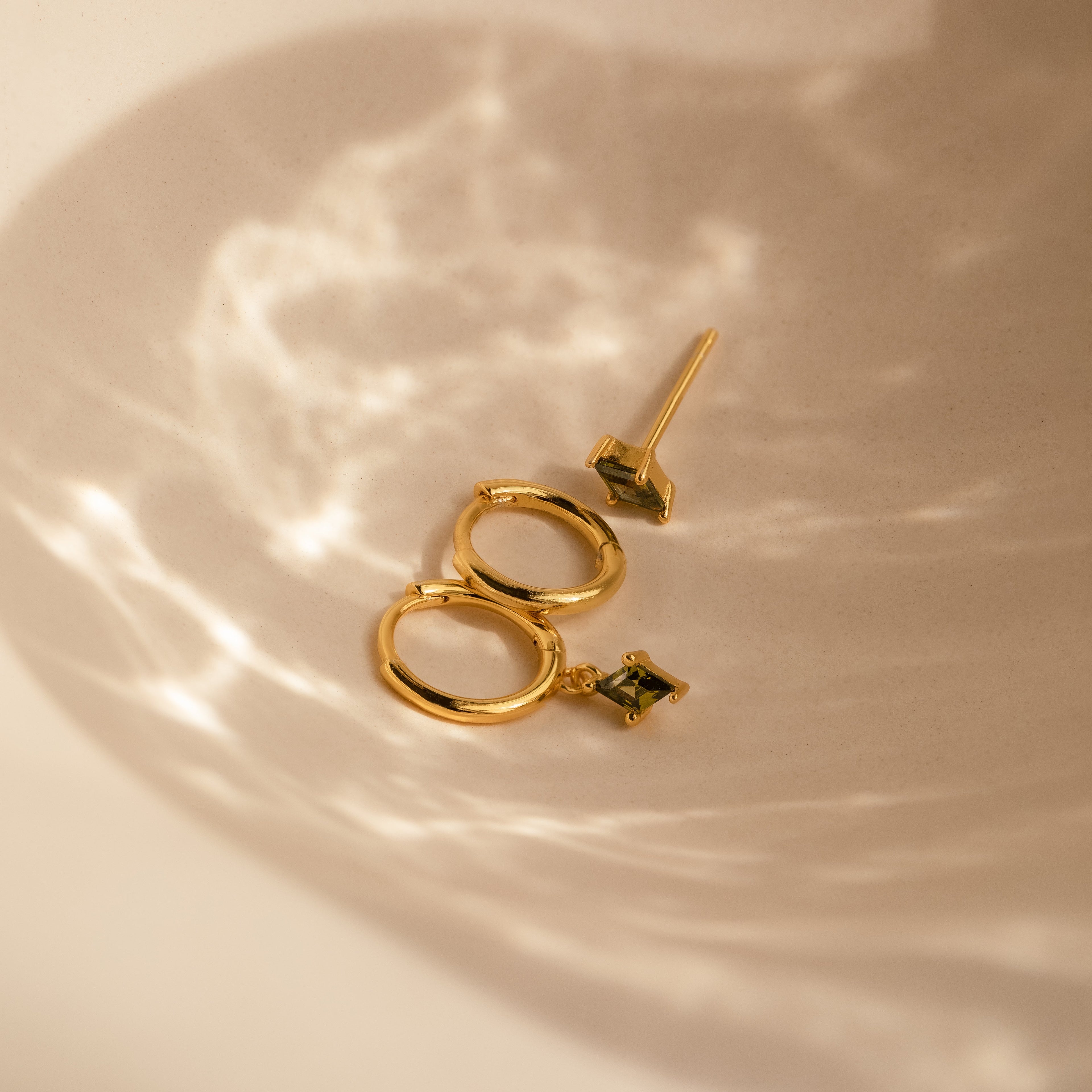 Green Breeze earring set