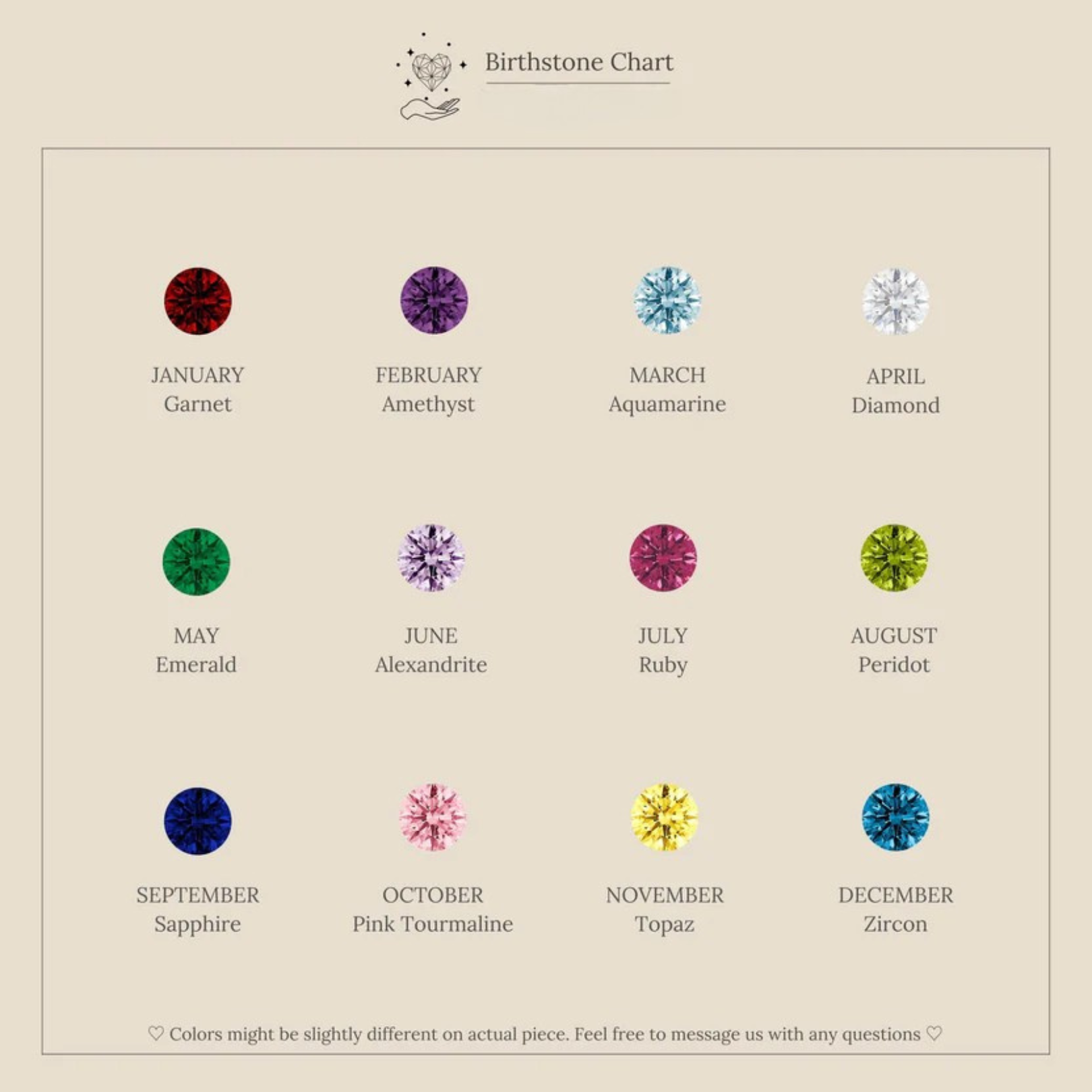 Petal Gem Earrings of the Month