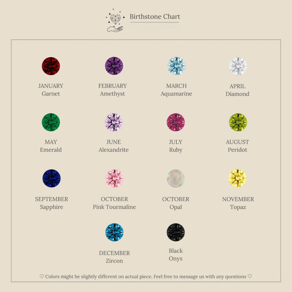 Birth Month Flower Earrings