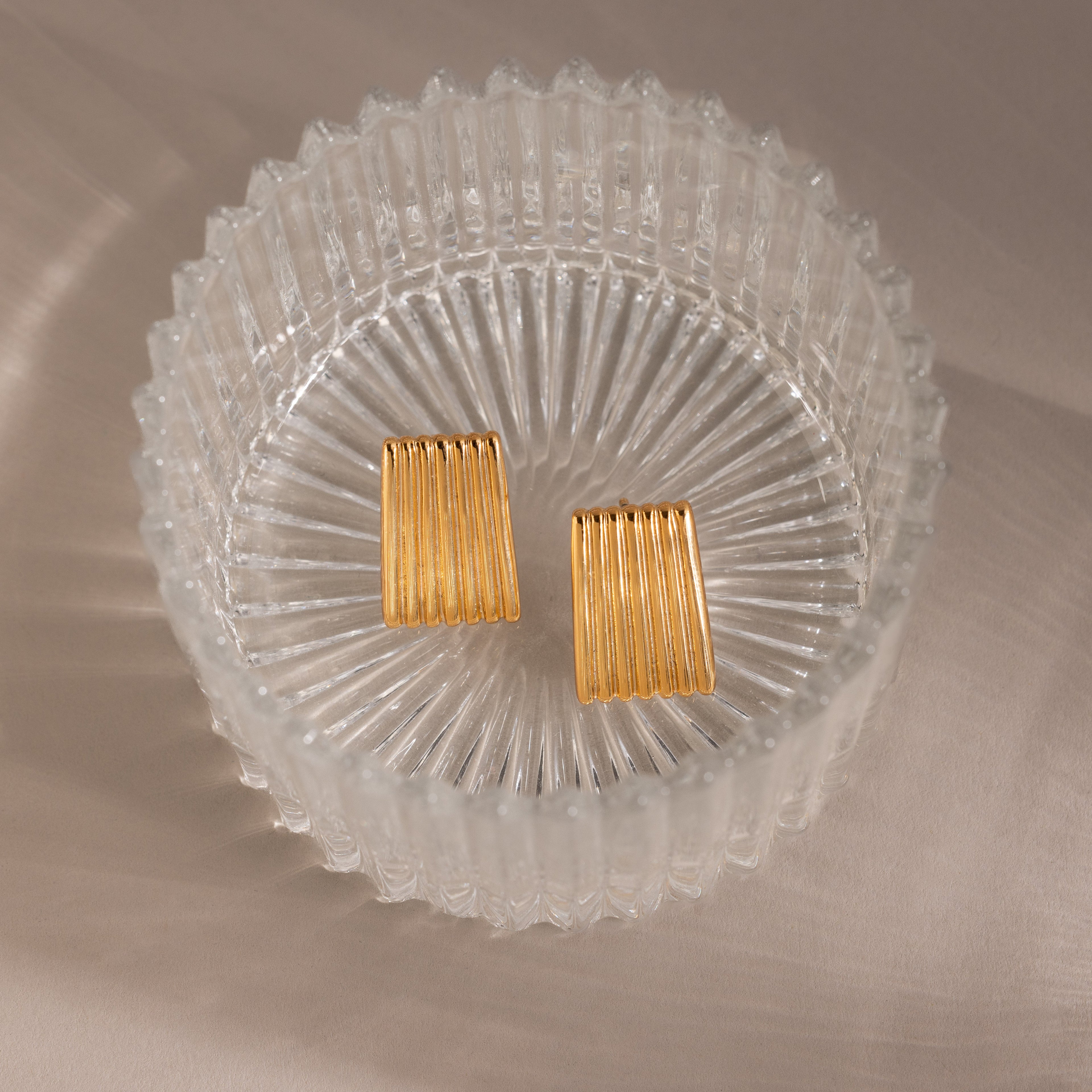 Textured Column Earring