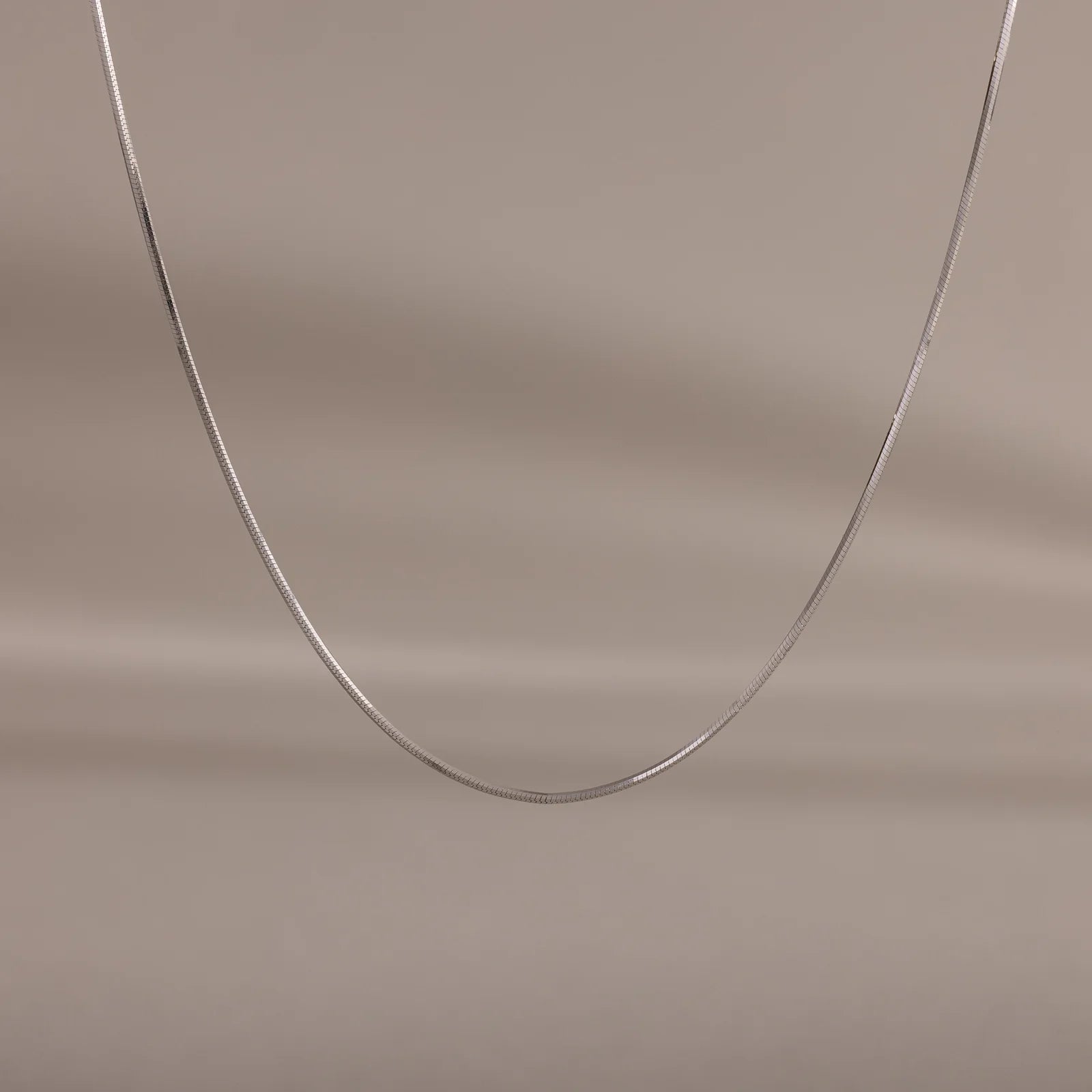 round snake chain necklace