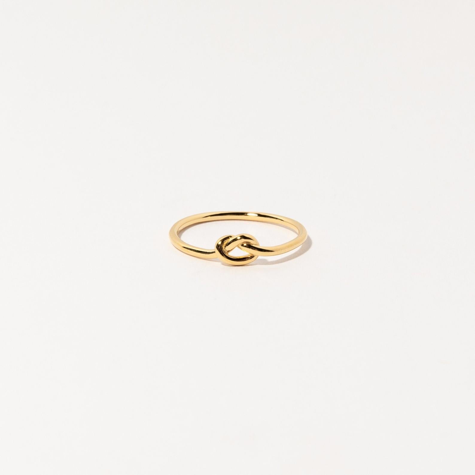 18K Gold Link Ring