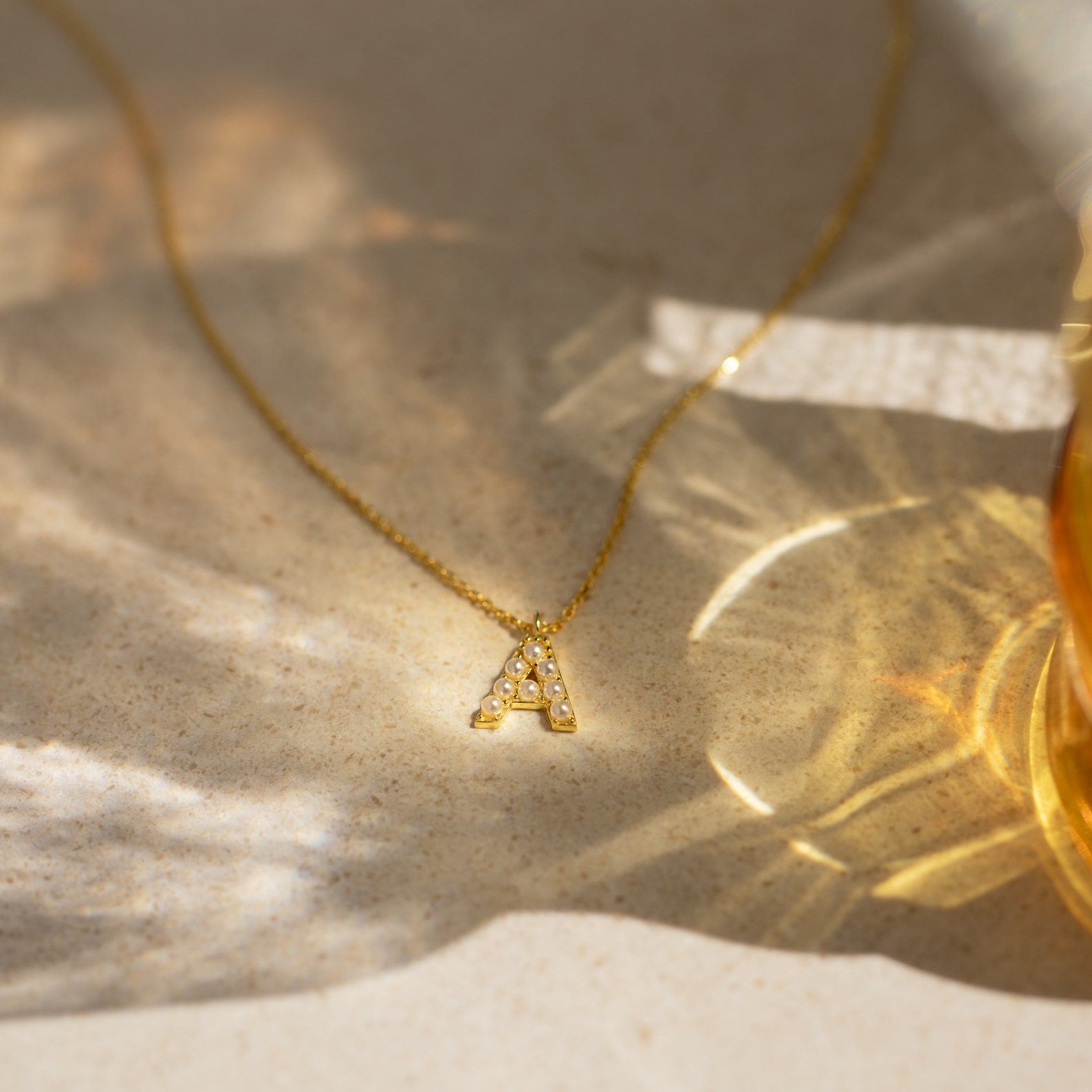 necklace with initial