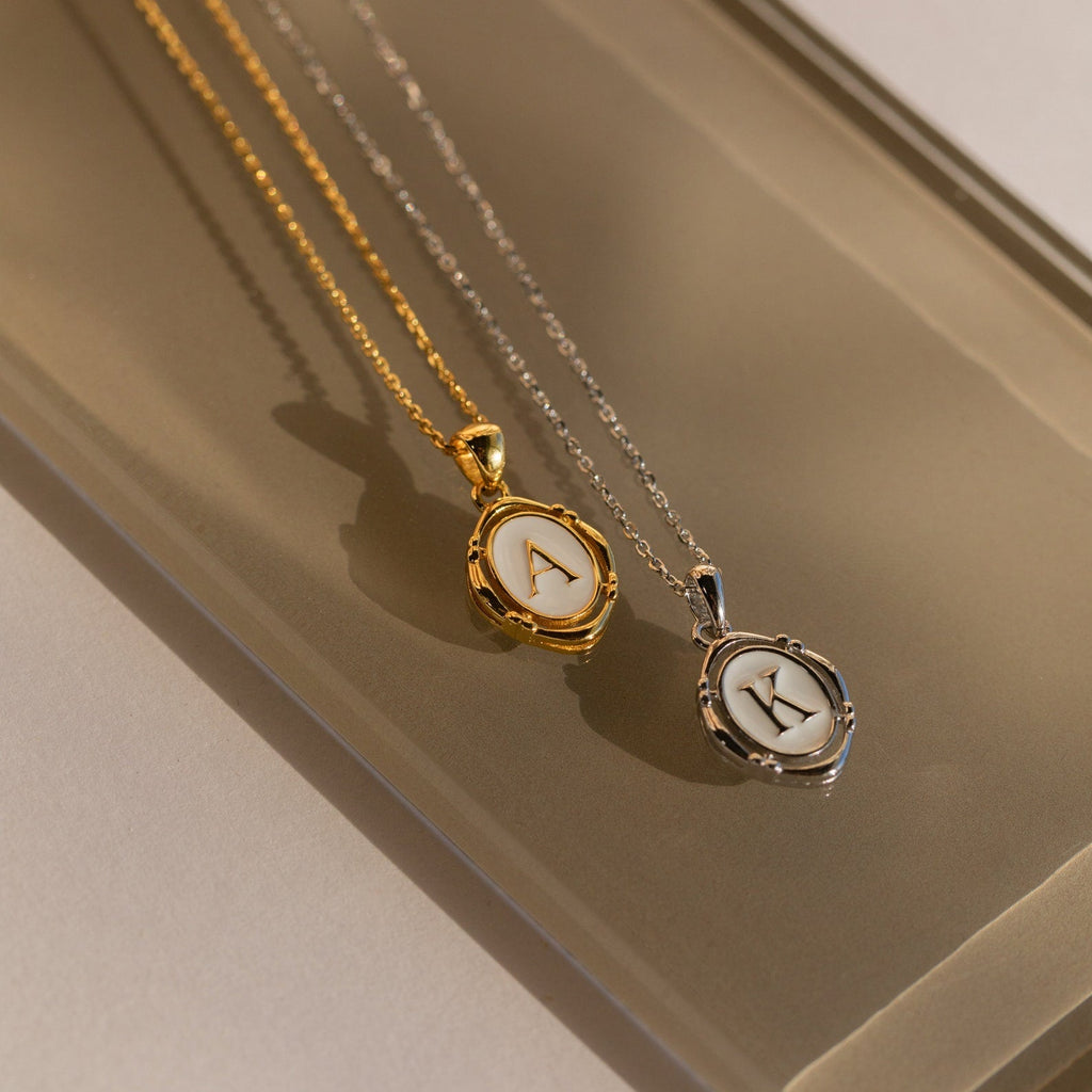 Necklace with Harmony Initial Pendant