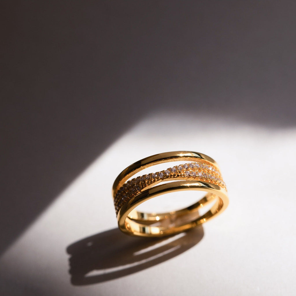 Intertwined Shine Ring