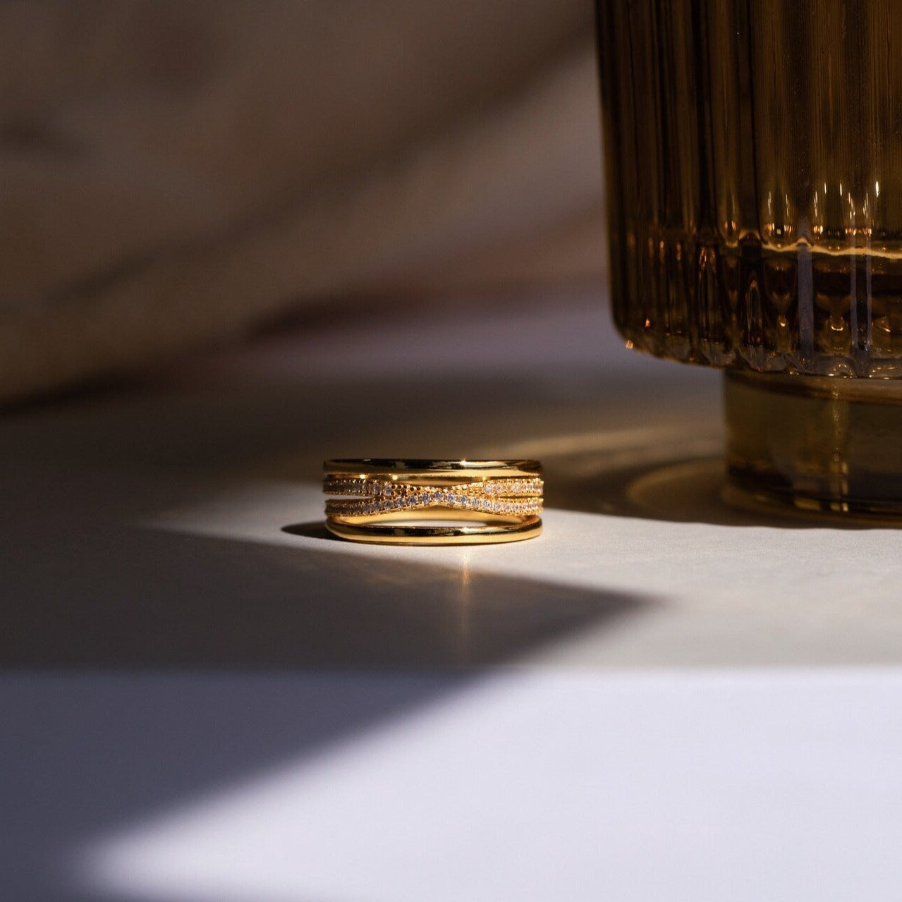 Intertwined Shine Ring