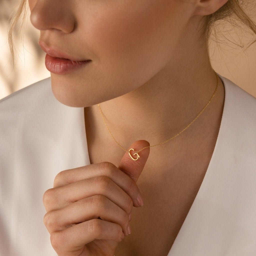 Celestial Letter Necklace