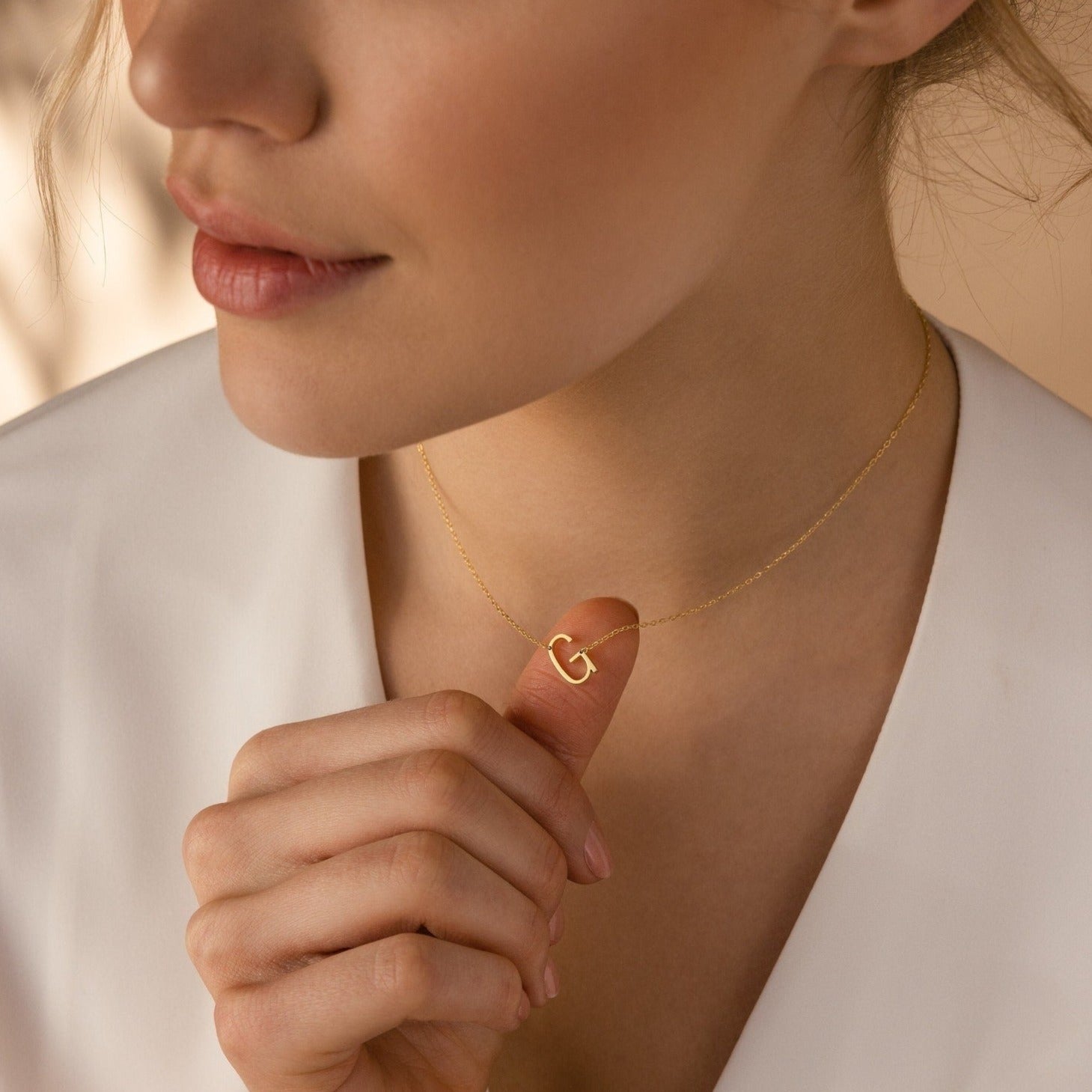 Celestial Letter Necklace