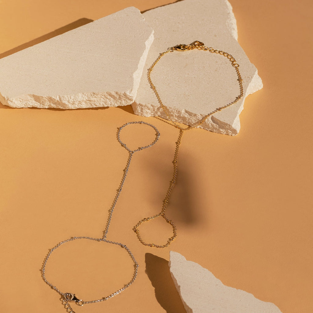 Maya hand chain bracelet