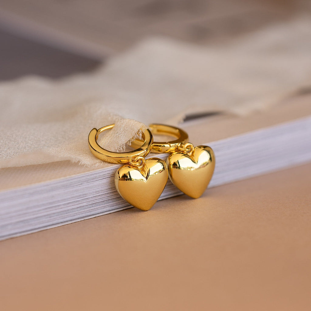 heart earrings