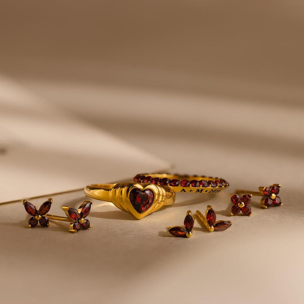 Birth Month Flower Earrings