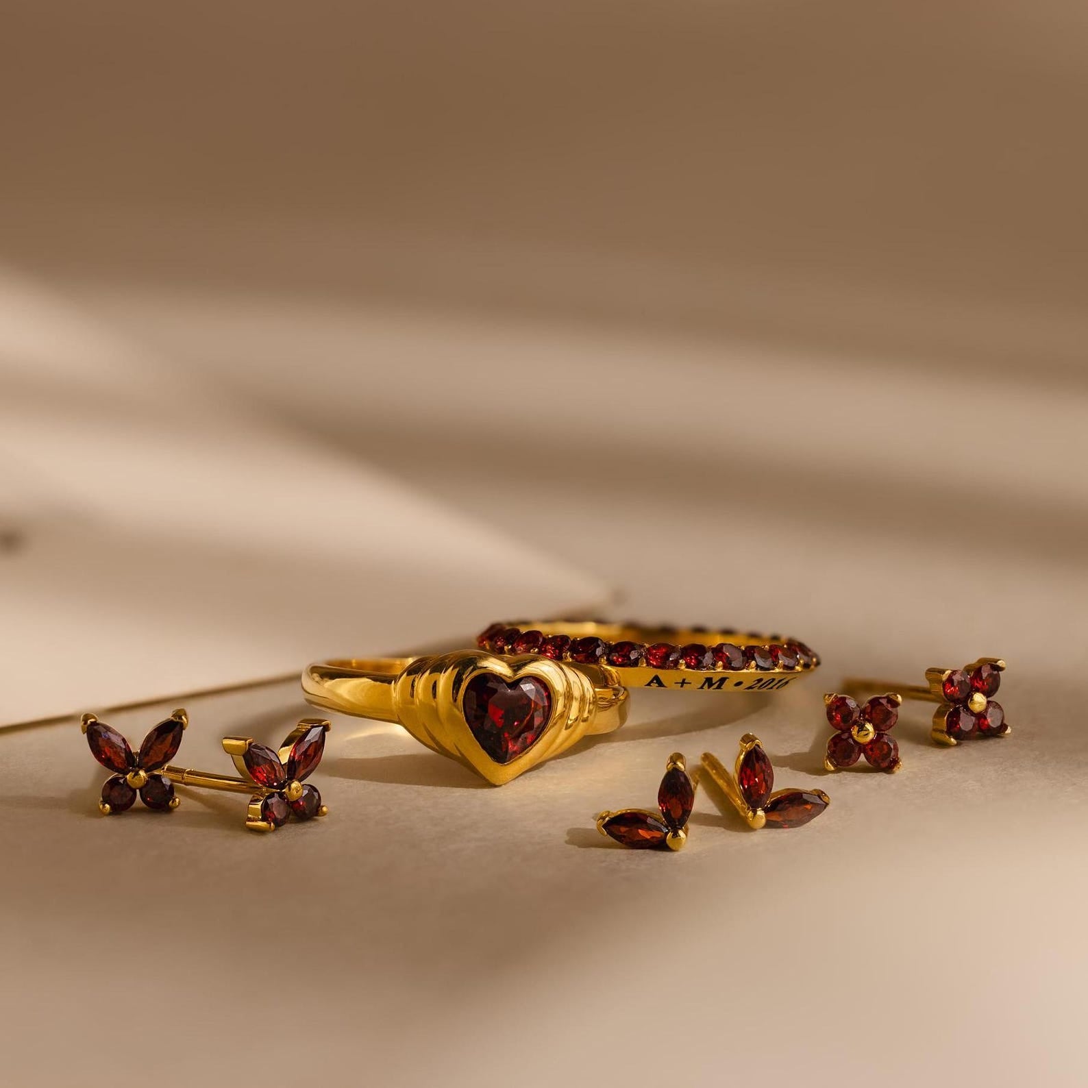 Birth Month Flower Earrings