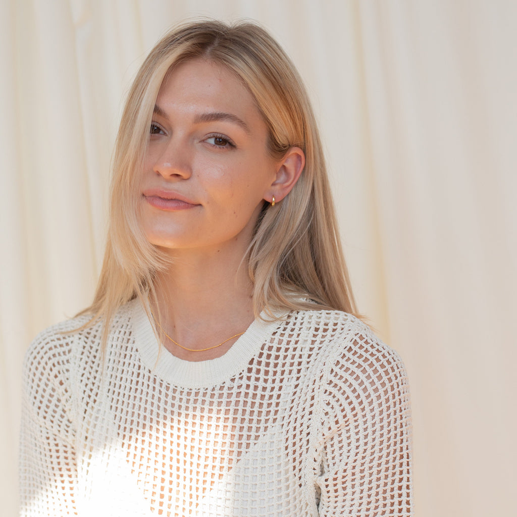 Clara classic hoop earrings