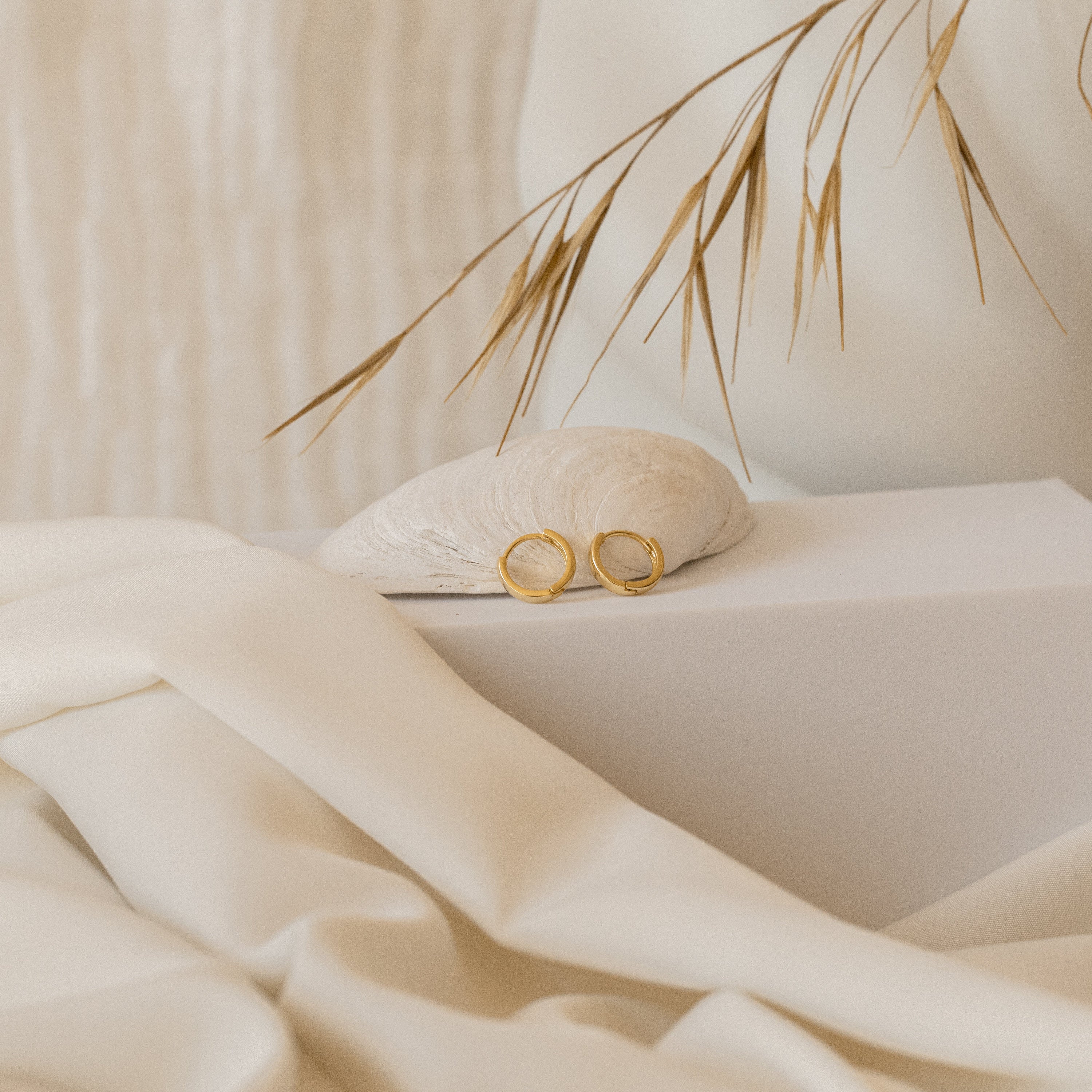 Clara classic hoop earrings