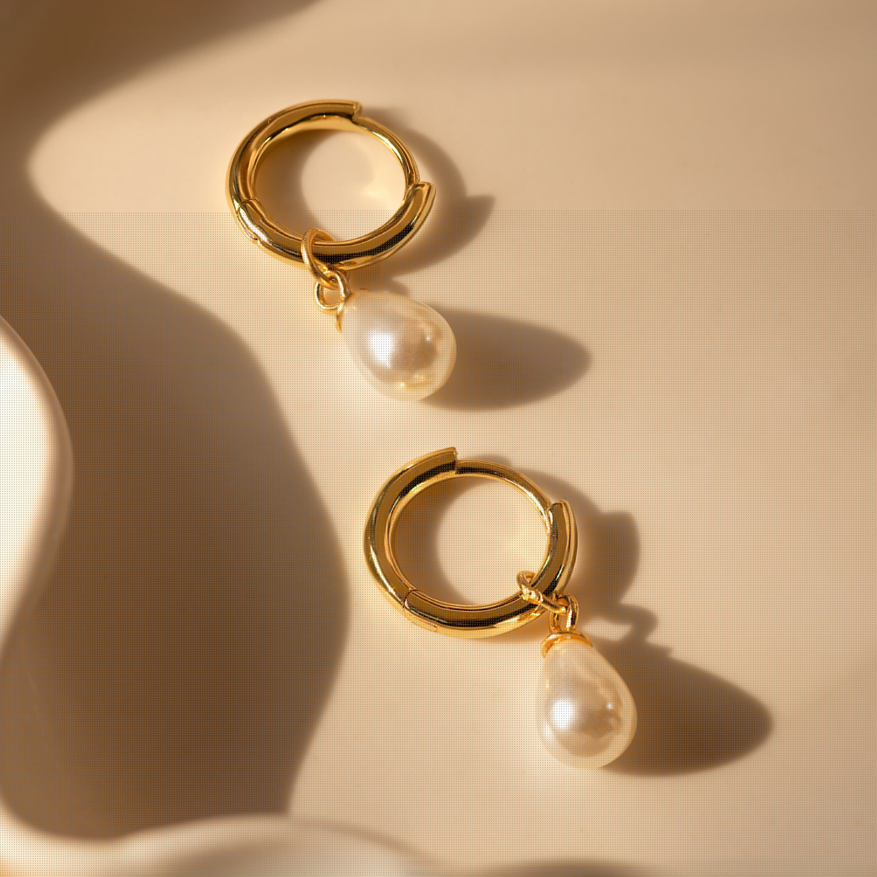 Delicate Pearl Earrings