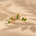 Aura Green earring set