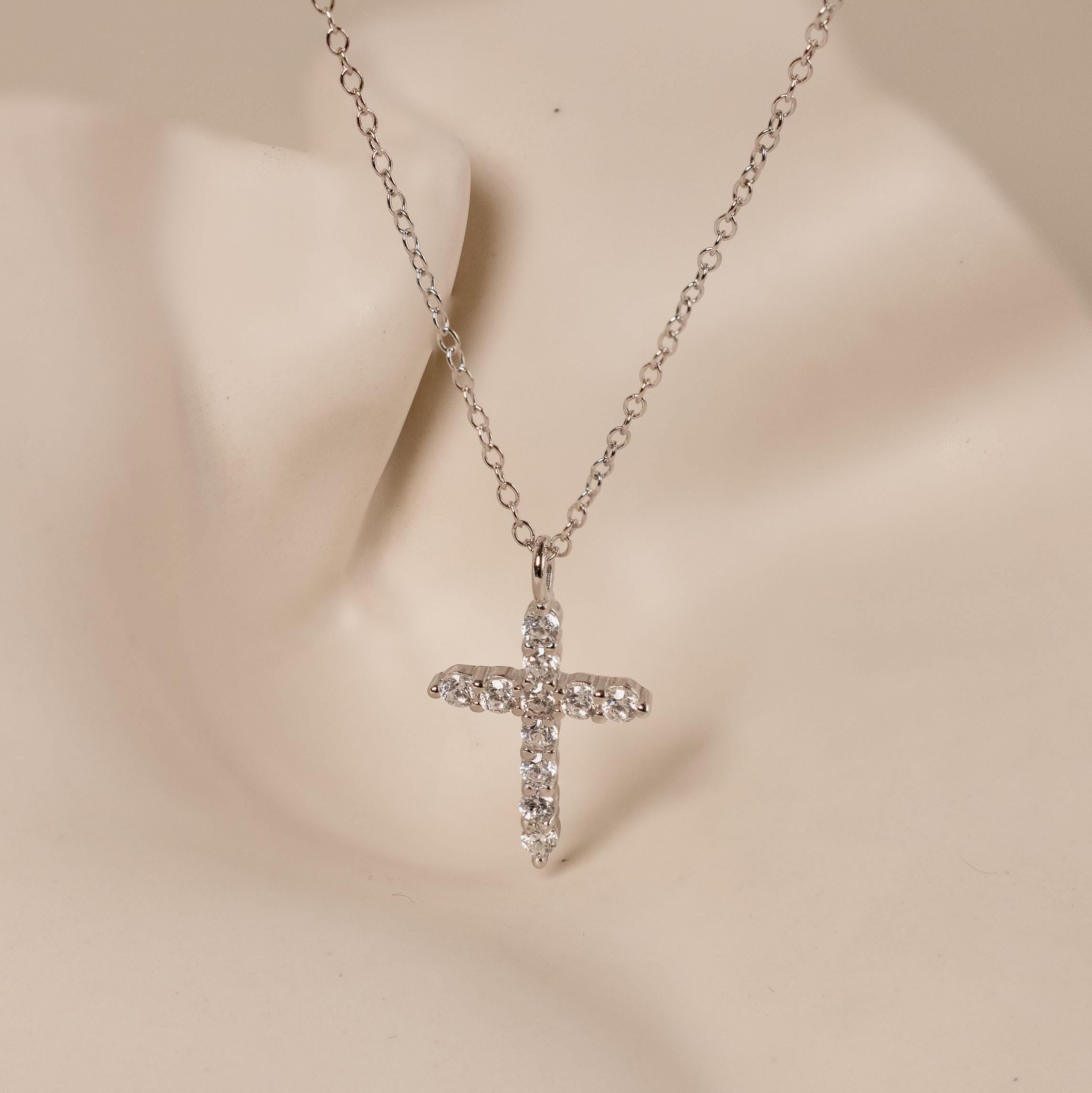 Sparkling Cross Necklace