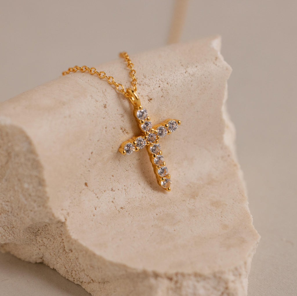 Sparkling Cross Necklace