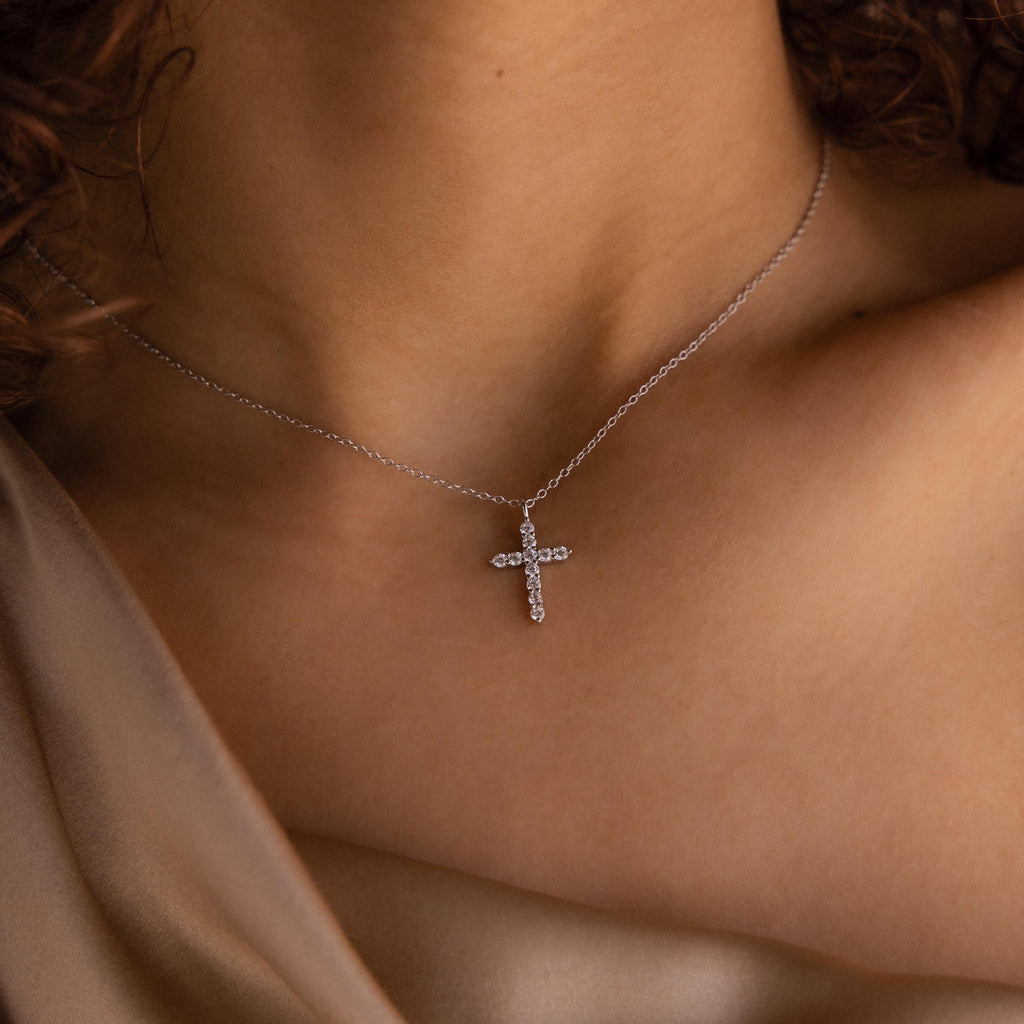Sparkling Cross Necklace