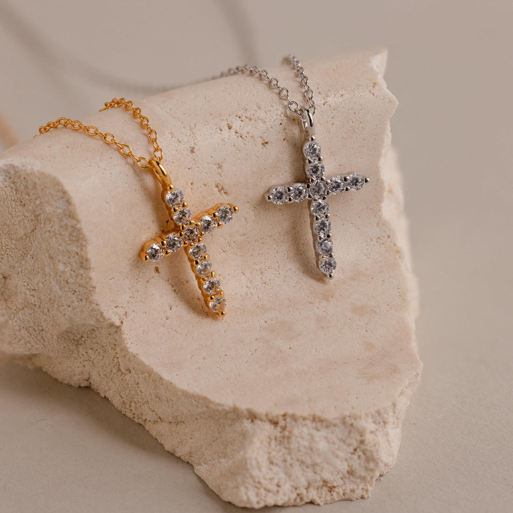 Sparkling Cross Necklace