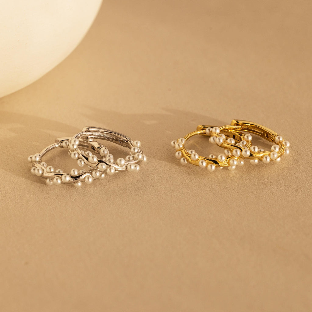 Pearl Charm Earrings