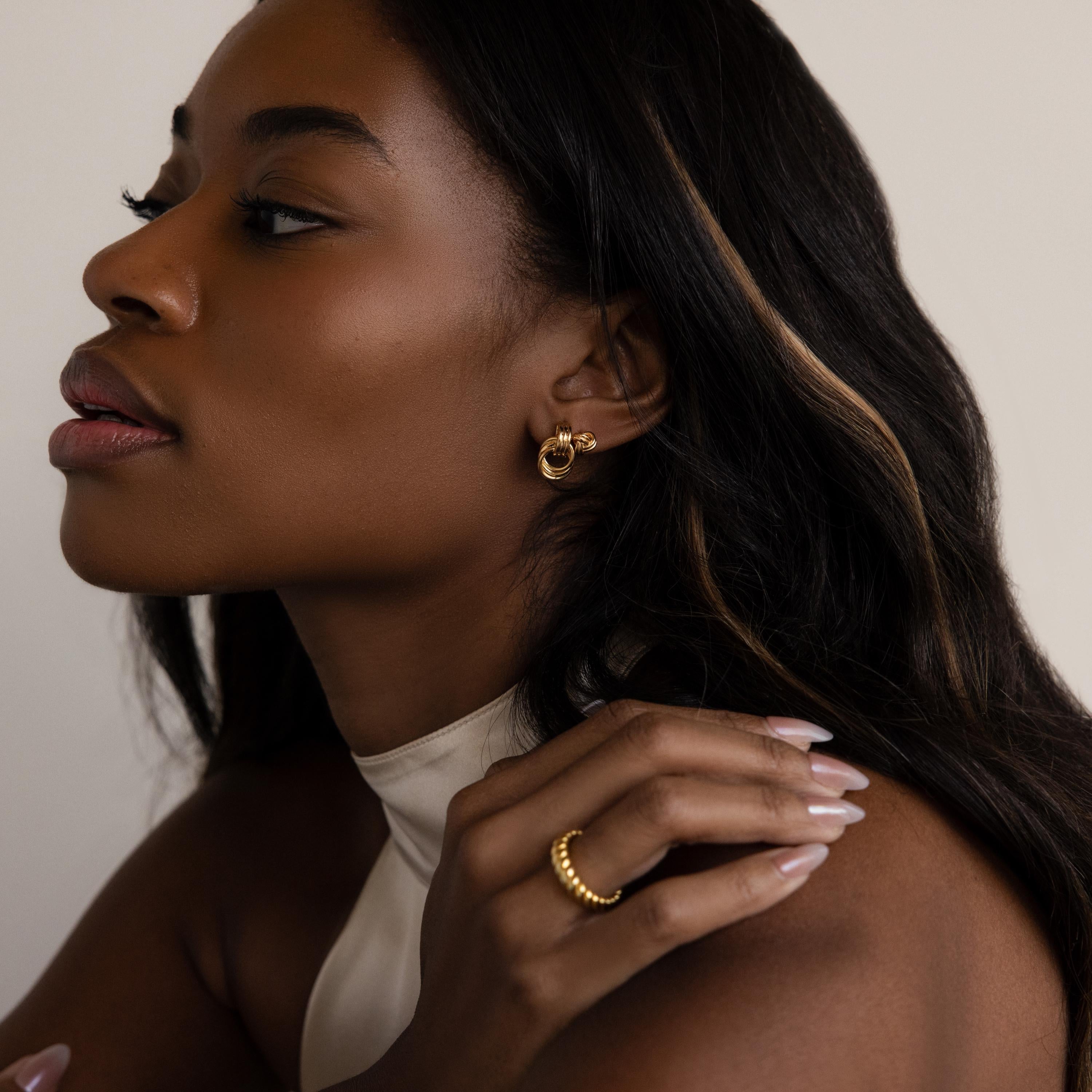 Intertwined Trio Earrings