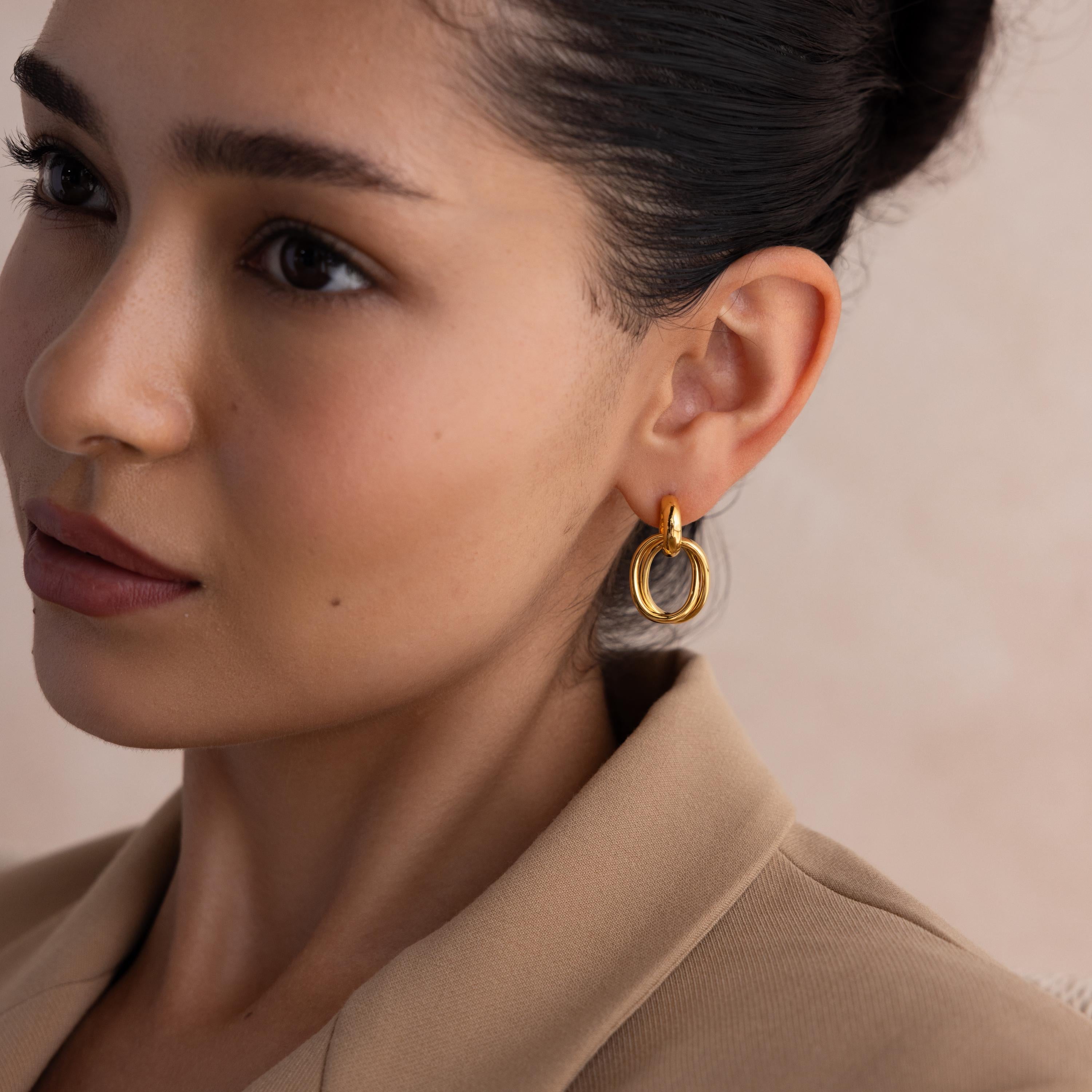 Golden Harmony Earrings