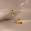 Pair of star earrings