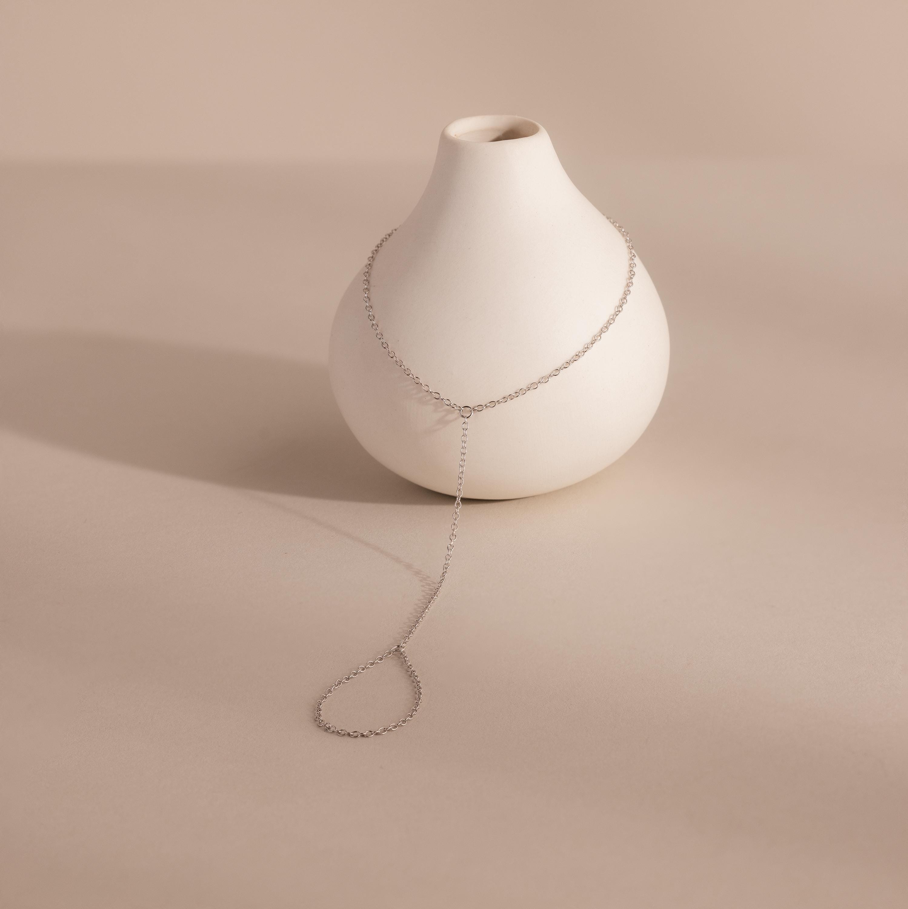 Discreet Cord Hand Bracelet