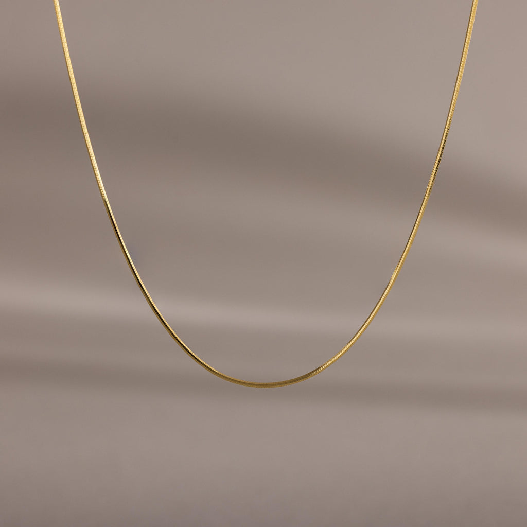 round snake chain necklace