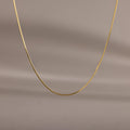 round snake chain necklace