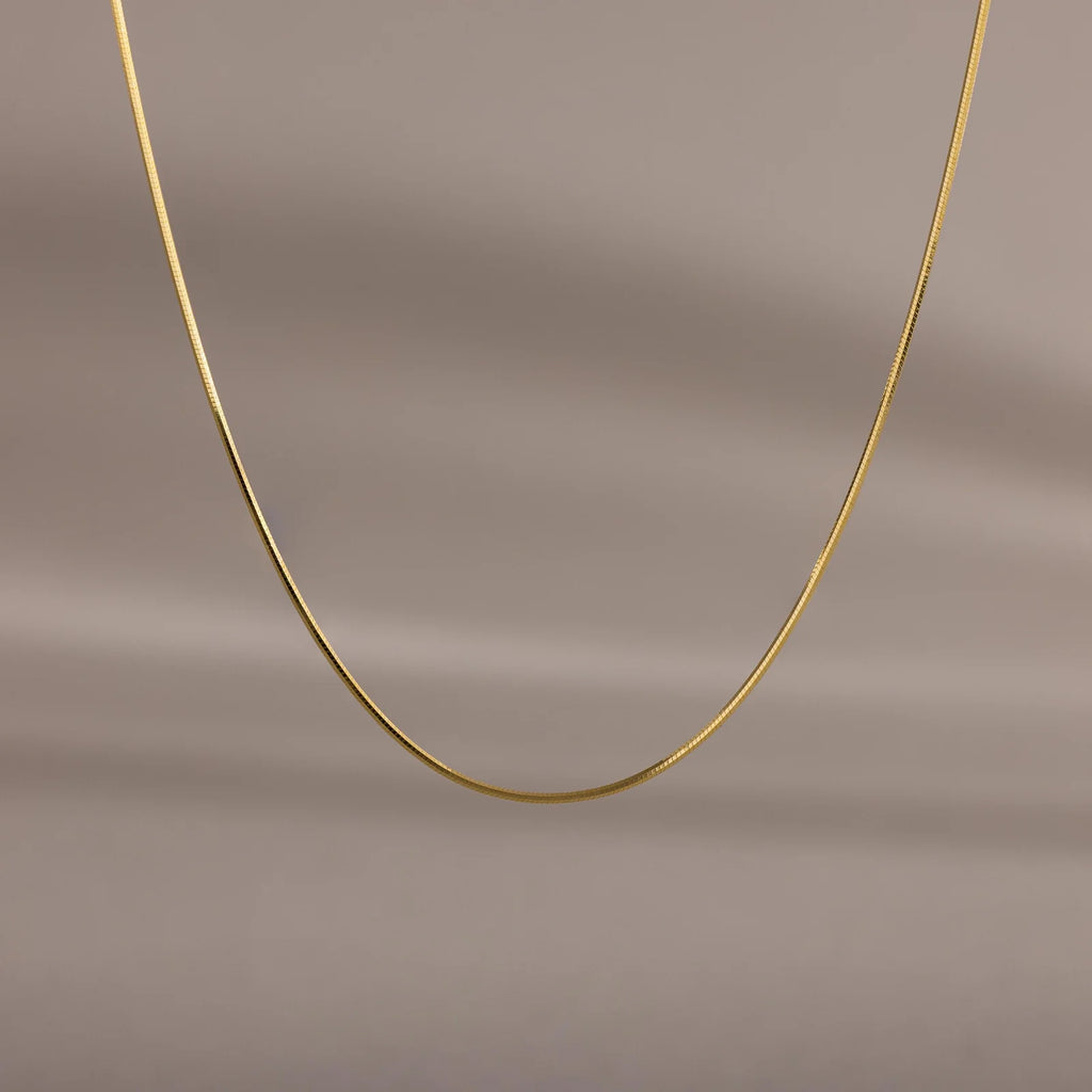 round snake chain necklace
