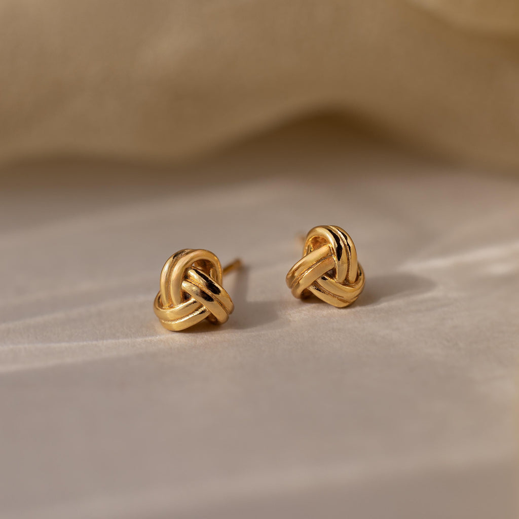 Celeste knot earrings