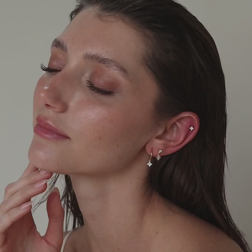 Delicate Flower Earrings