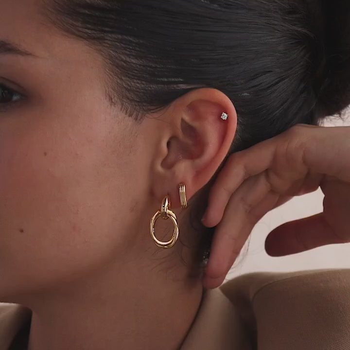 Golden Harmony Earrings