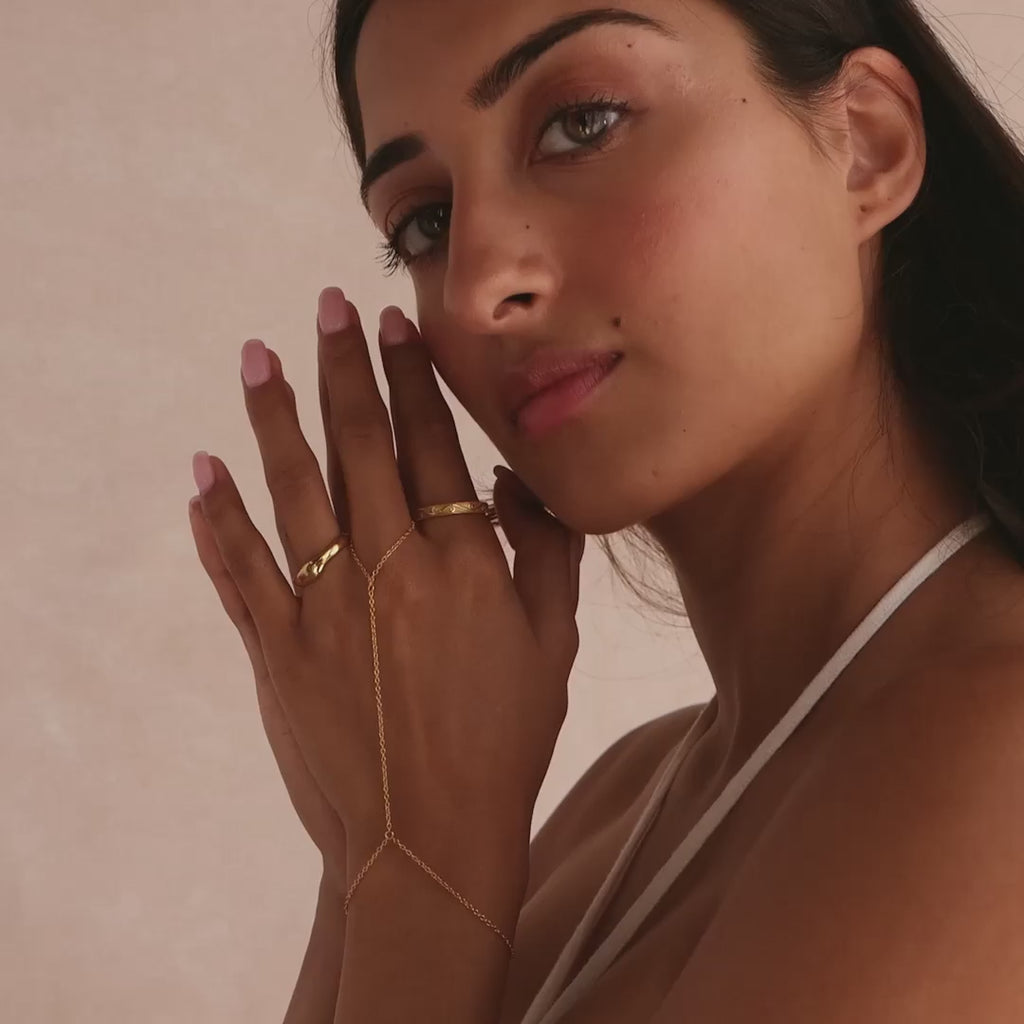 Discreet Cord Hand Bracelet