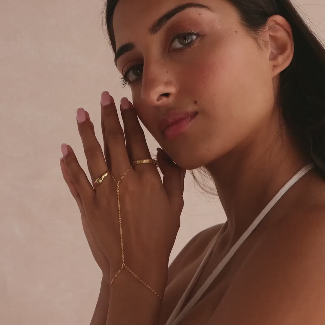 Discreet Cord Hand Bracelet