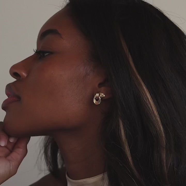 Intertwined Trio Earrings