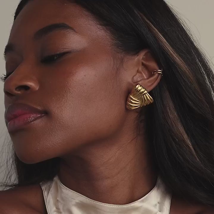 Geometric Charm Earrings