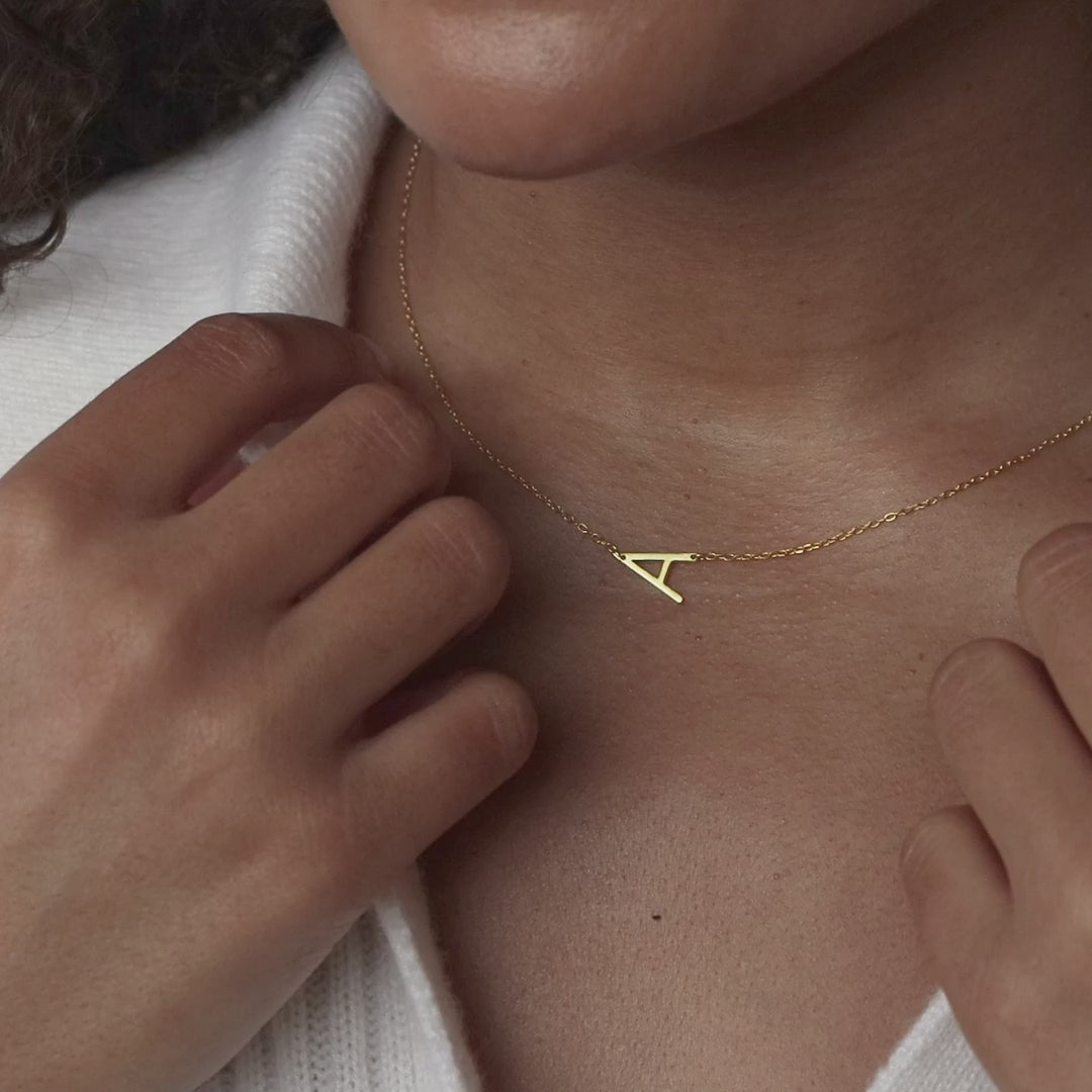 Celestial Letter Necklace