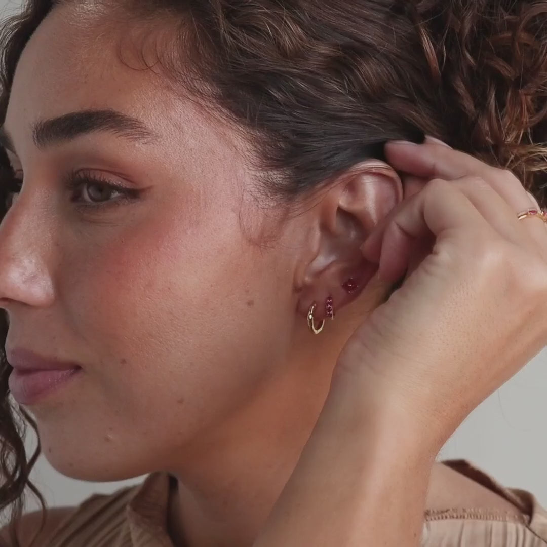 Birth Month Flower Earrings