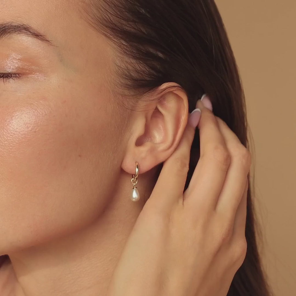 Delicate Pearl Earrings